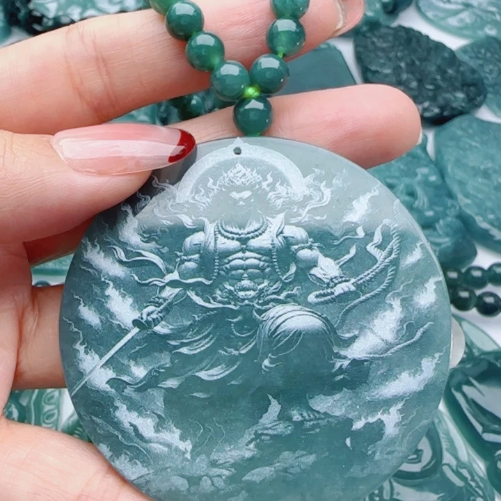 翡翠未镶嵌颈饰多样性发货天然A货翡翠