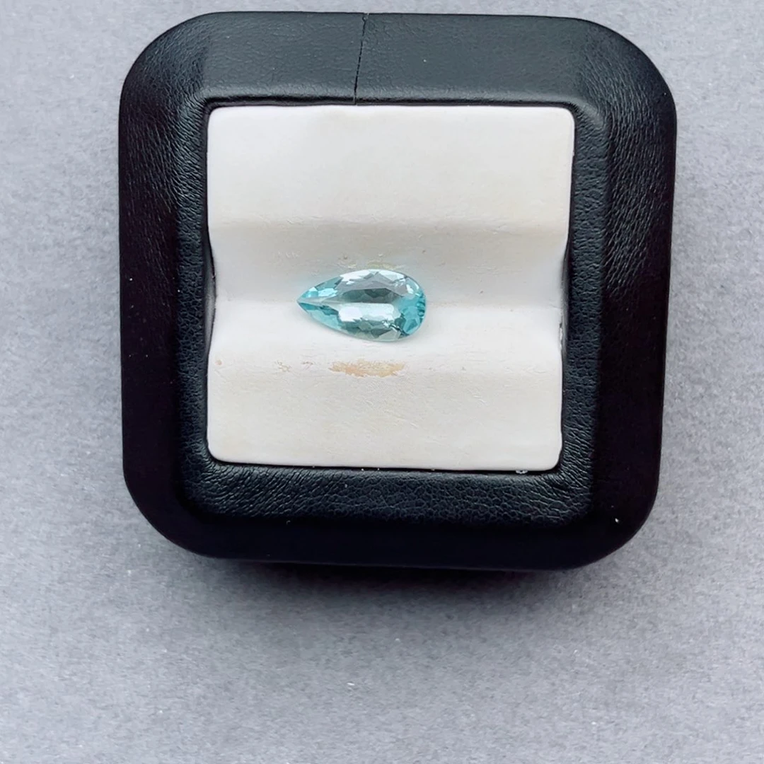 海蓝宝石裸石未镶嵌天然全净无瑕1.93CT