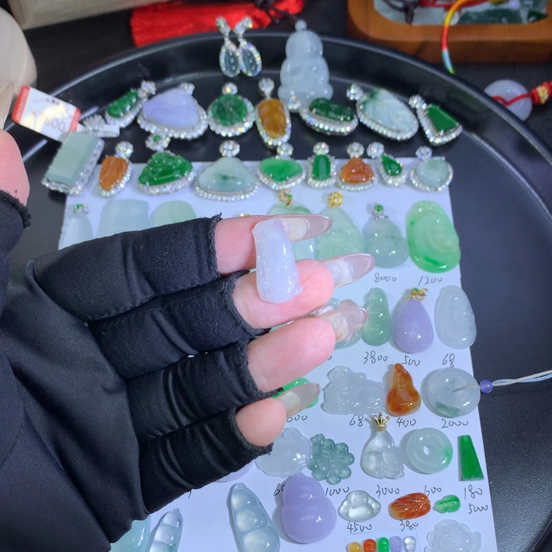 翡翠未镶嵌吊坠(不含链)竹节