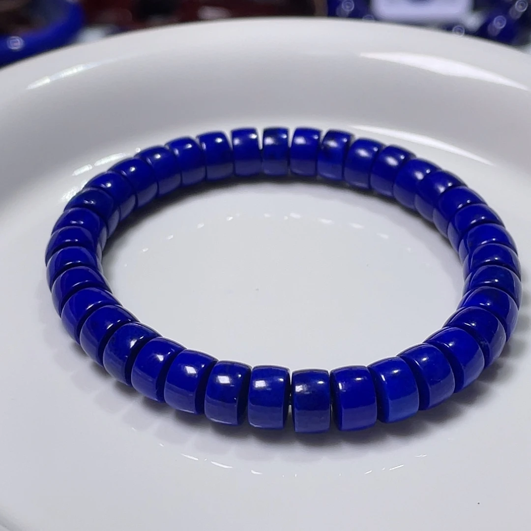 K***未镶嵌青金石精品8mm直切