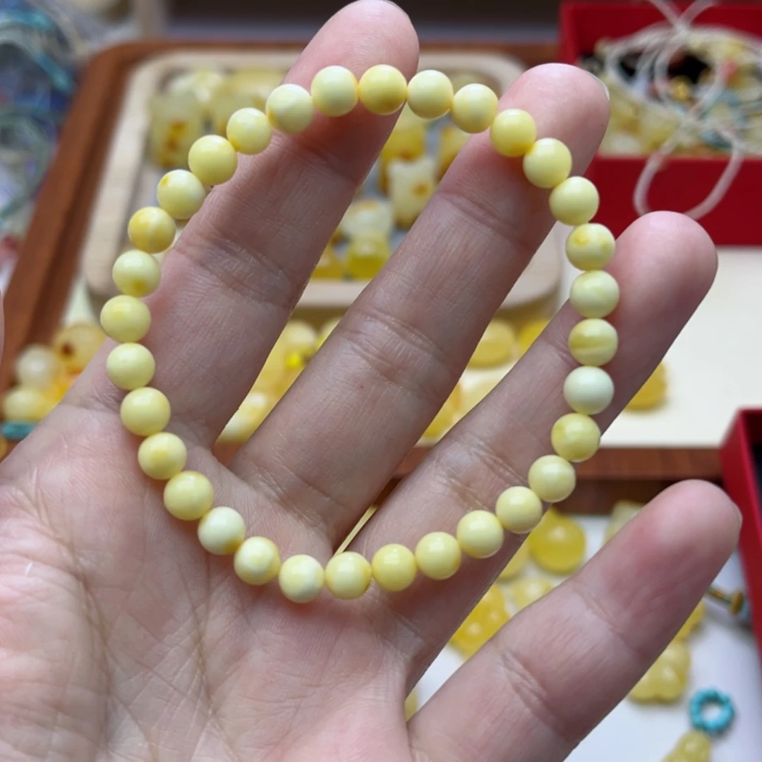 【闪购商品】蜜蜡手链未镶嵌配饰