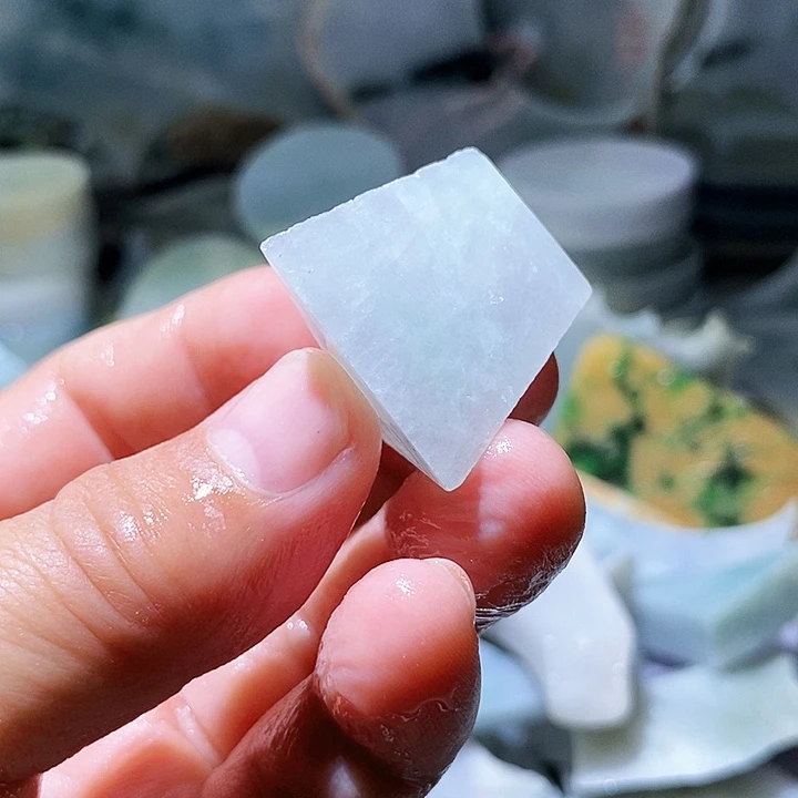散珠翡翠边角料72