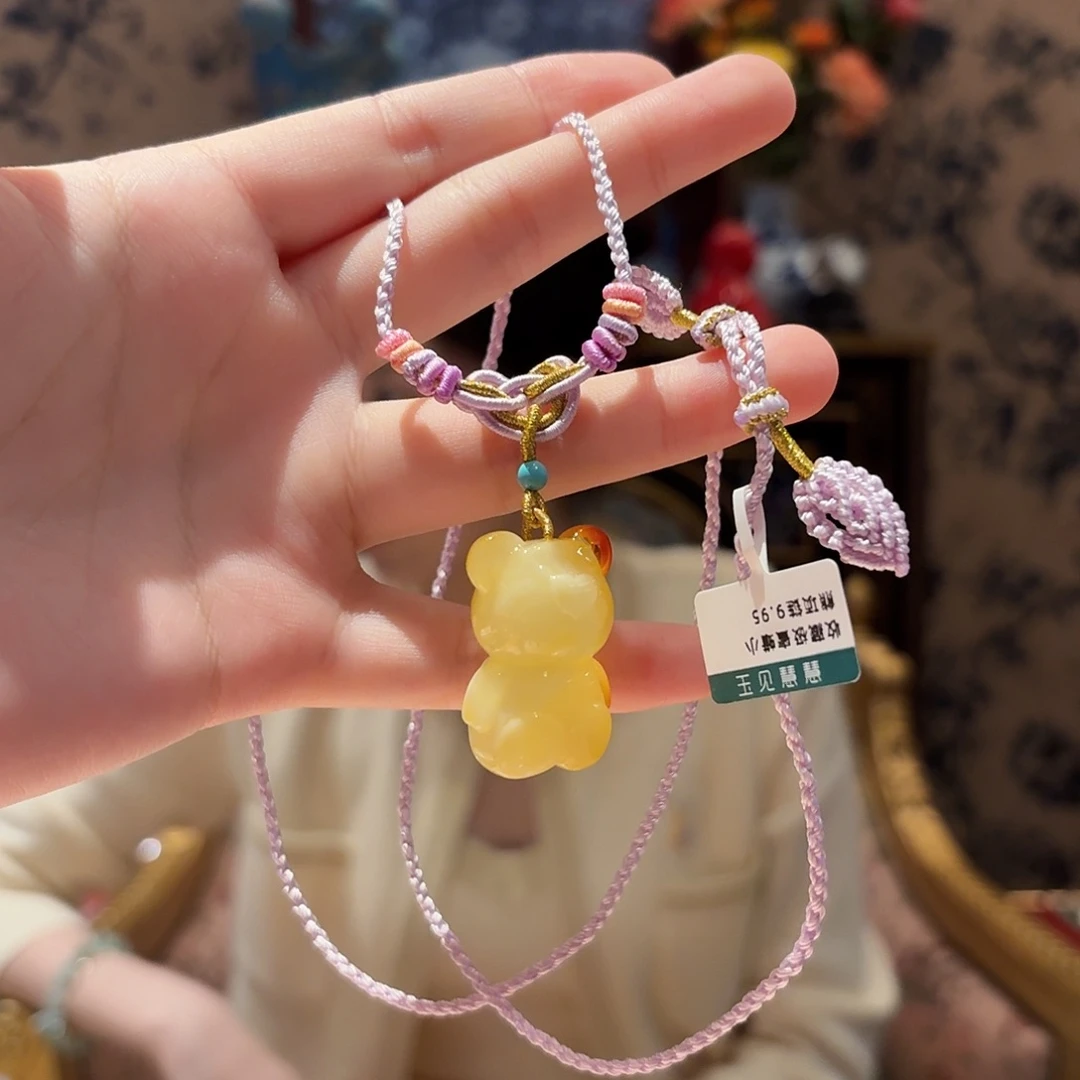 蜜蜡颈饰未镶嵌颈饰