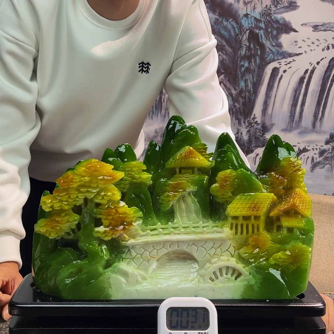 浅****玉玉摆件多色带底座