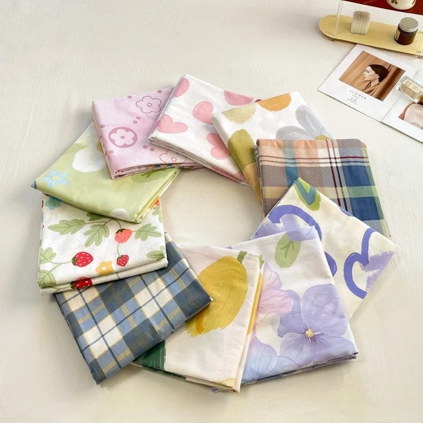 【朵啦啦】孤品全棉套件单床单单被套单床笠单枕套以直播间实物为准