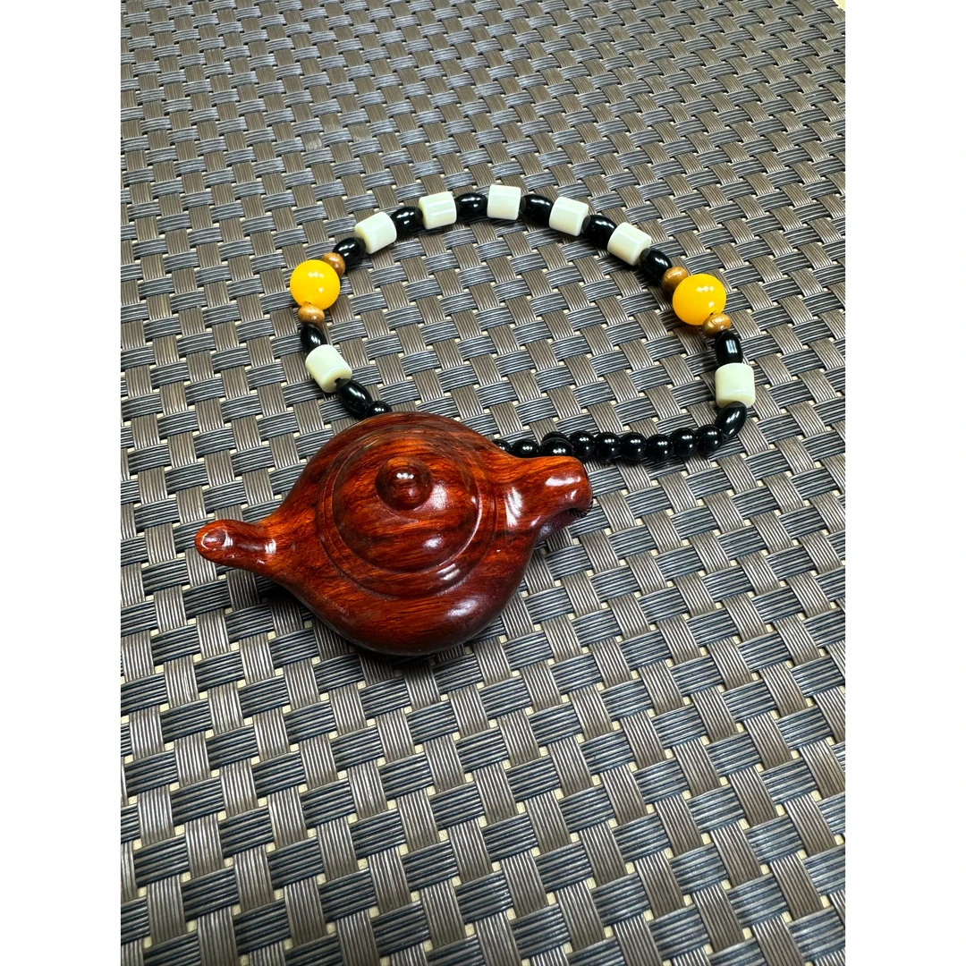 907【把把壶】紫檀手把件sx907（无礼盒）