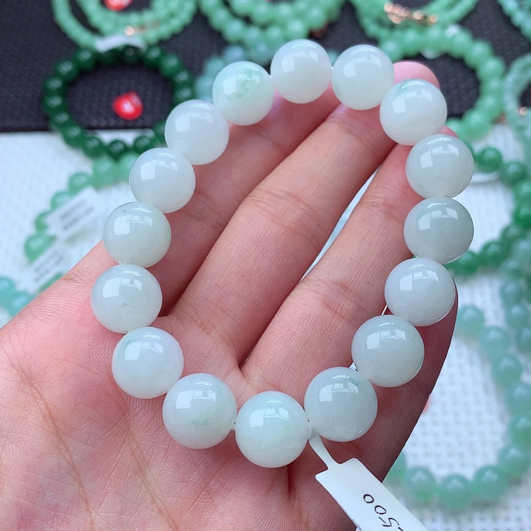 翡翠未镶嵌毛衣链卡12.9