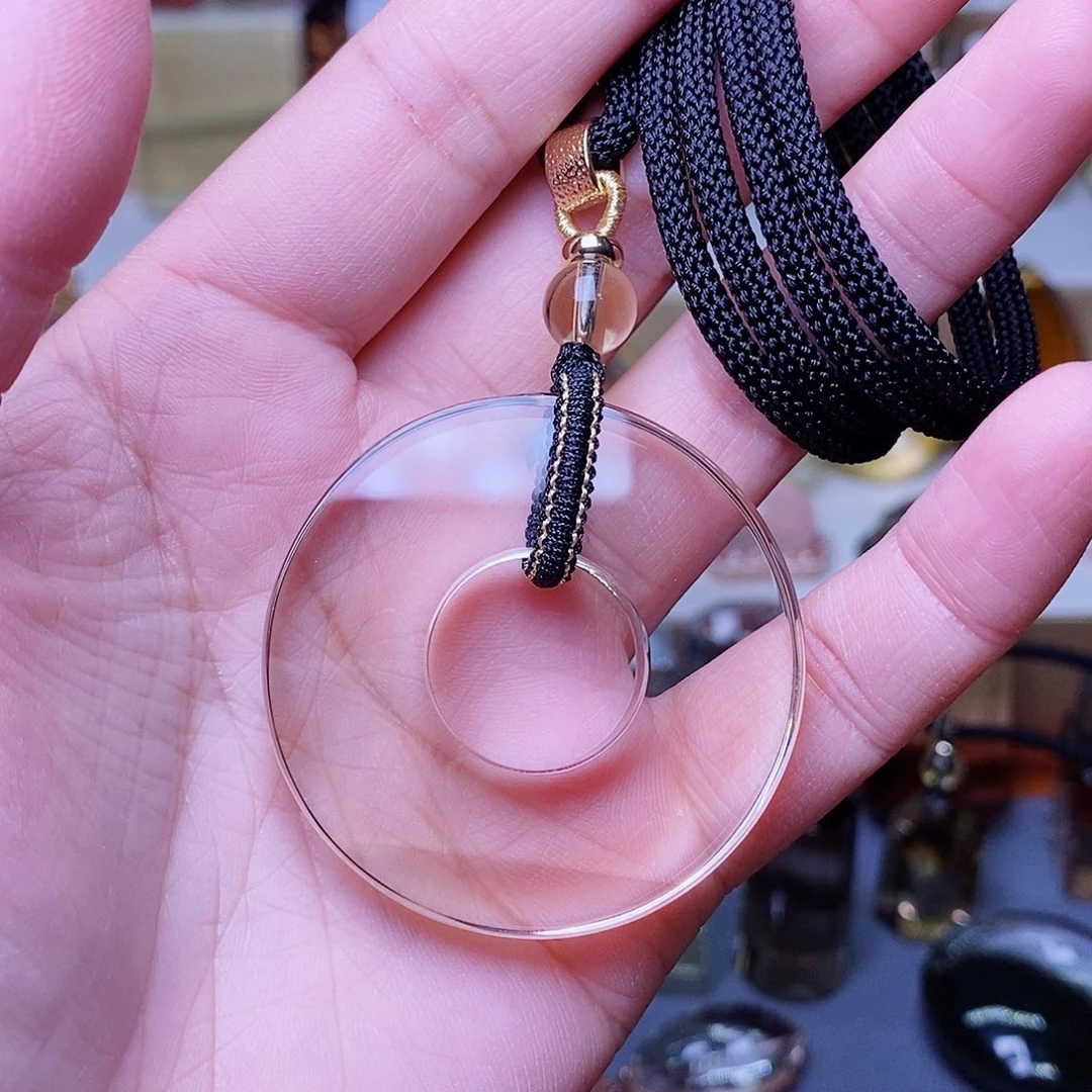 水晶水晶吊坠未镶嵌卡***西