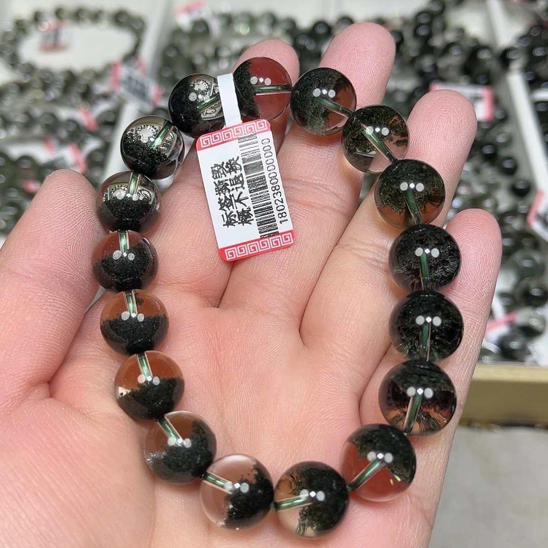 手串水晶未镶嵌绿幽灵手串