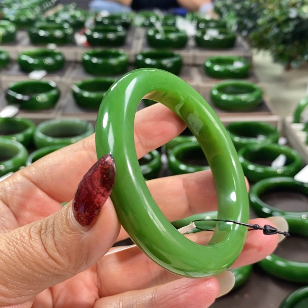 木***@和田玉（碧玉）手镯未镶嵌