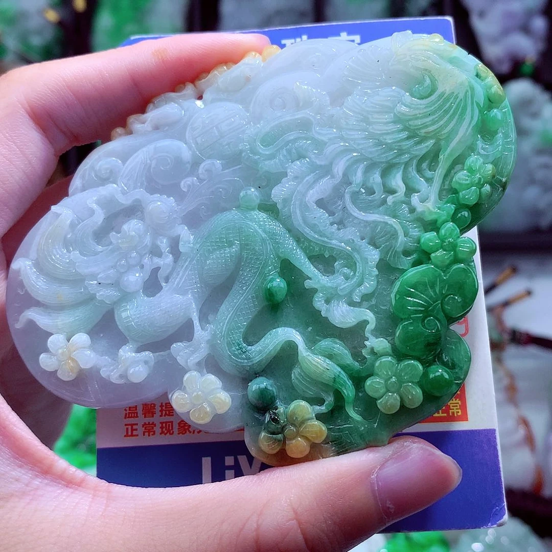 翡翠未镶嵌颈饰天然