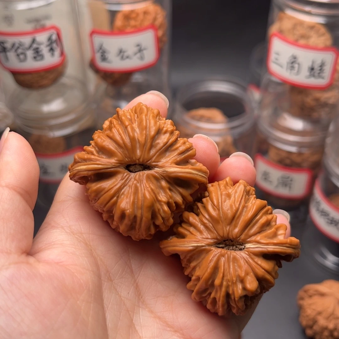 不***名把件文玩核桃45四座楼
