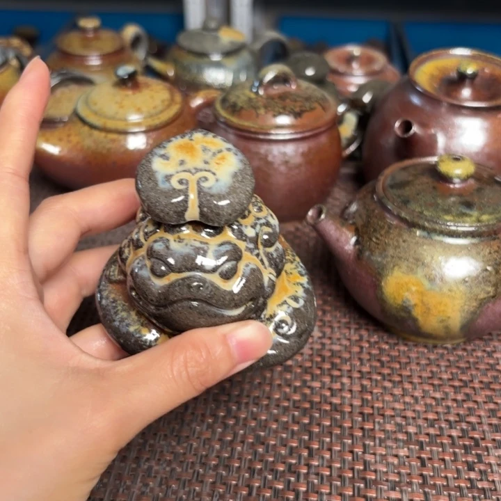 茶杯紫砂如意盖只