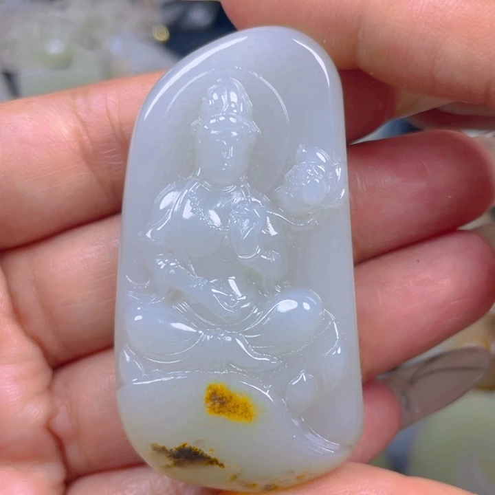 和田玉未镶嵌挂件