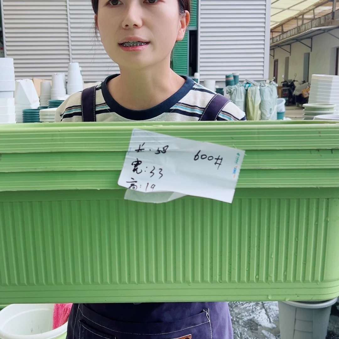 菜盆600#果绿3个无托