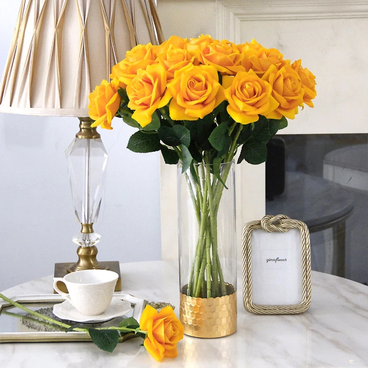 【浪漫北欧】玫瑰仿真花家居婚礼卧室办公室礼物生日礼物女朋友