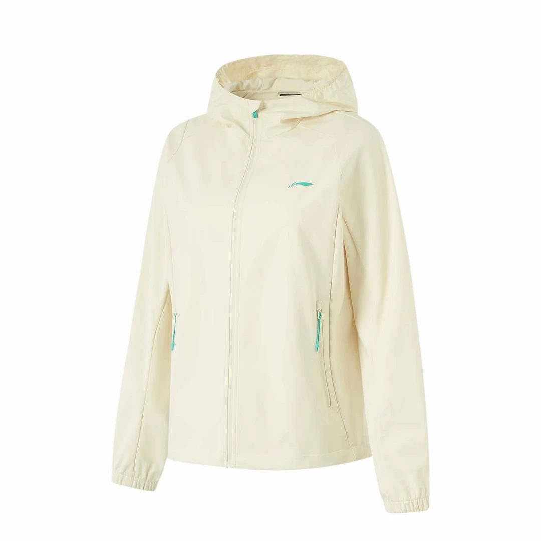 (B品以直播展示为主）李宁女子2024宽松软壳运动风衣外套 AFDU356