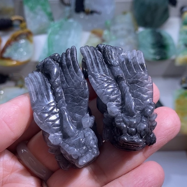 【闪购商品】颈饰未镶嵌翡翠一对