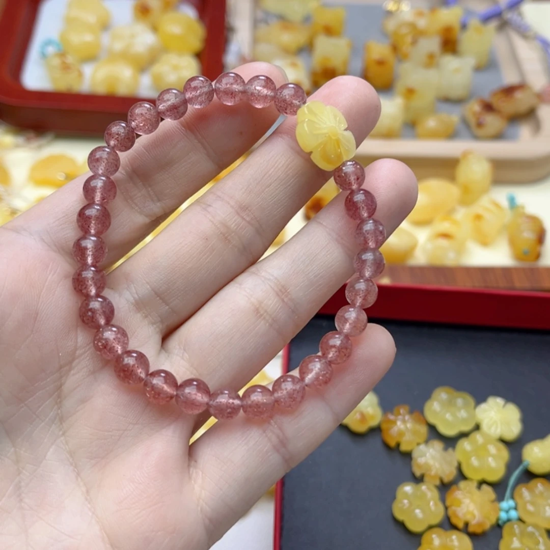 【闪购商品】蜜蜡手链未镶嵌配饰