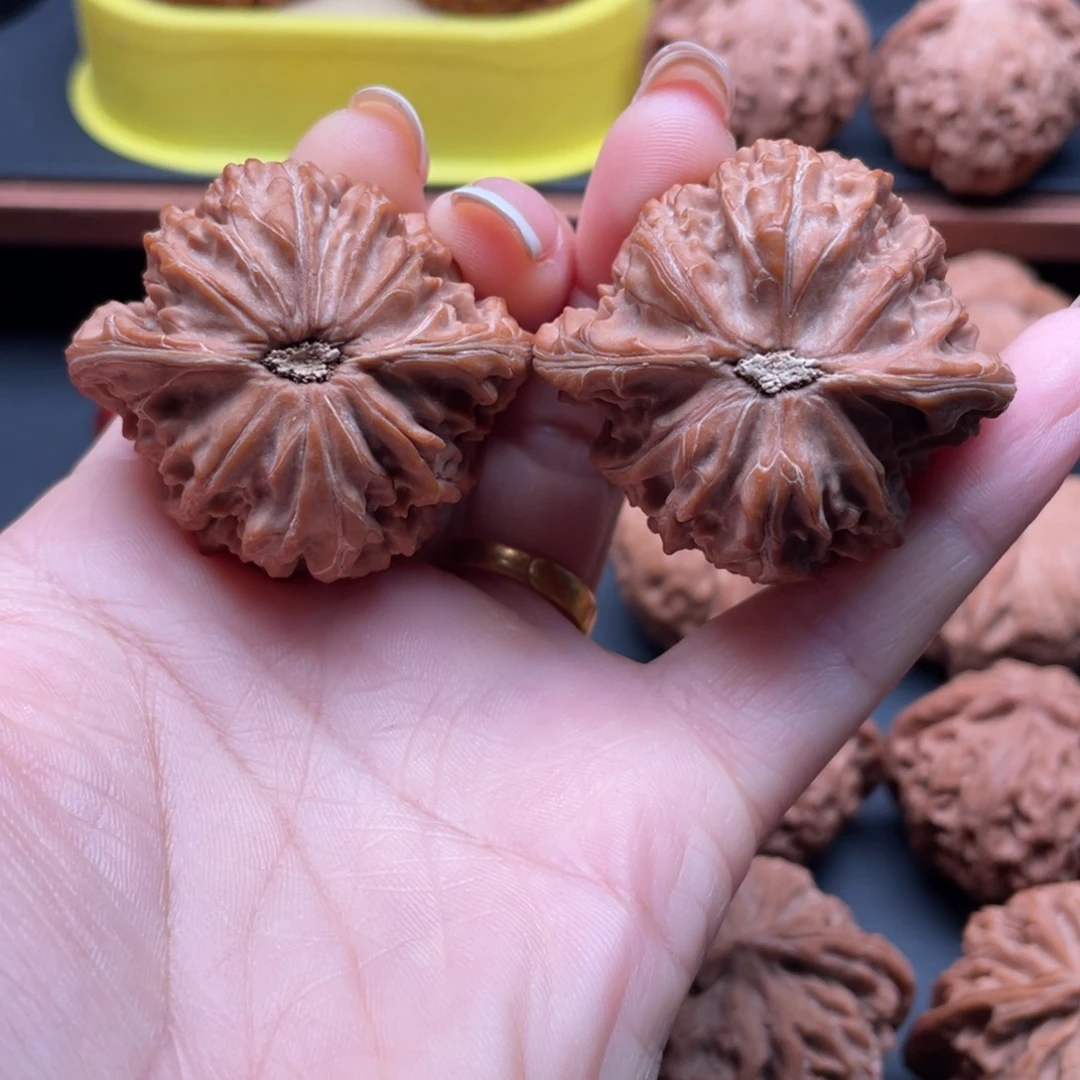 风***。把件文玩核桃磨盘43