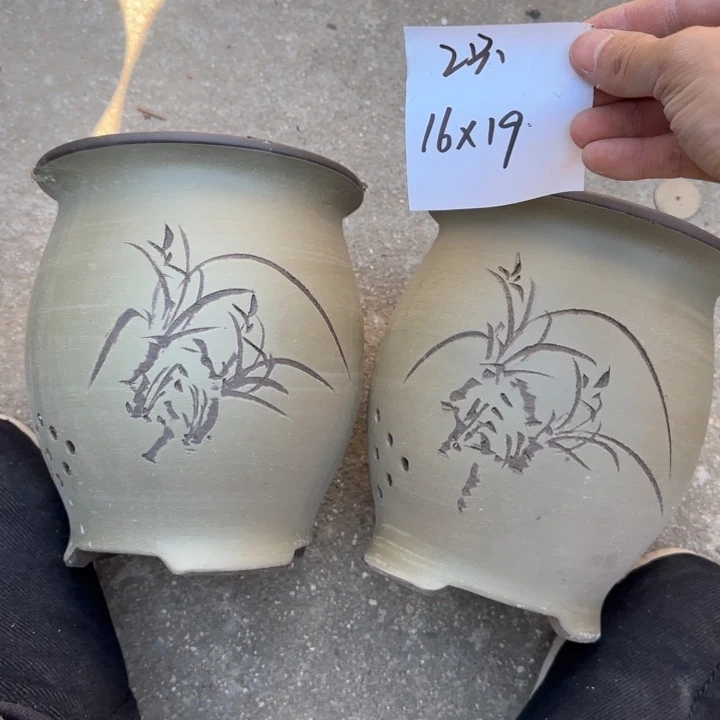 紫砂花盆特价清仓