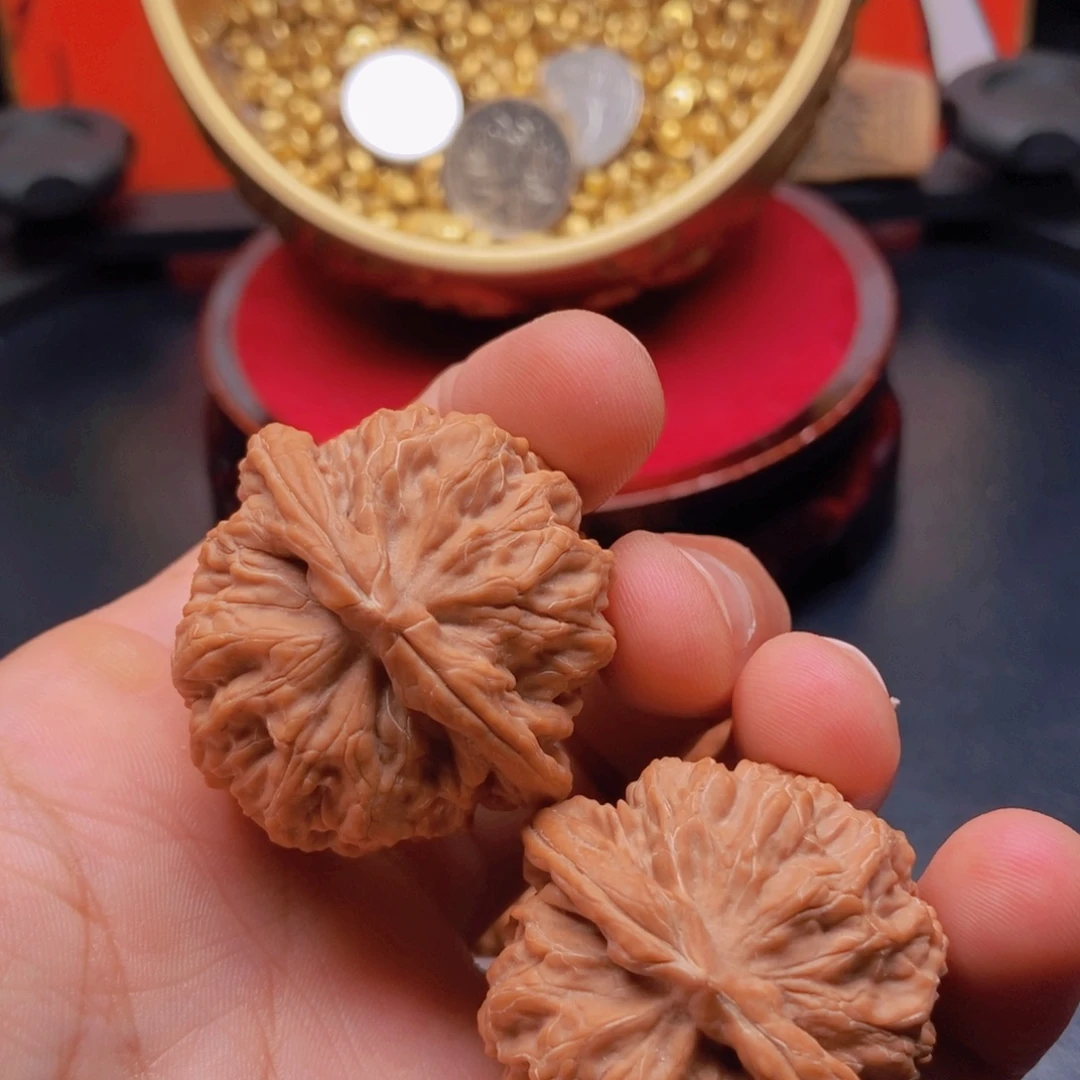 幕***手吊坠文玩核桃金麒麟