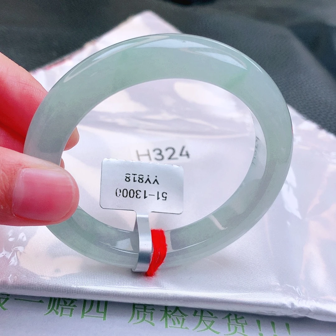 翡翠未镶嵌手镯缅甸天然a货翡翠手镯