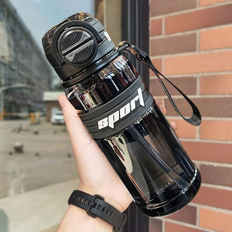 运动水杯男款2025最新款学生大容量喝水上班杯子男士专用吸管杯女