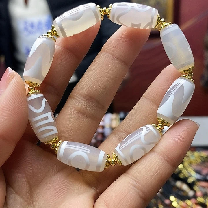 玛瑙/玉髓合金颈饰