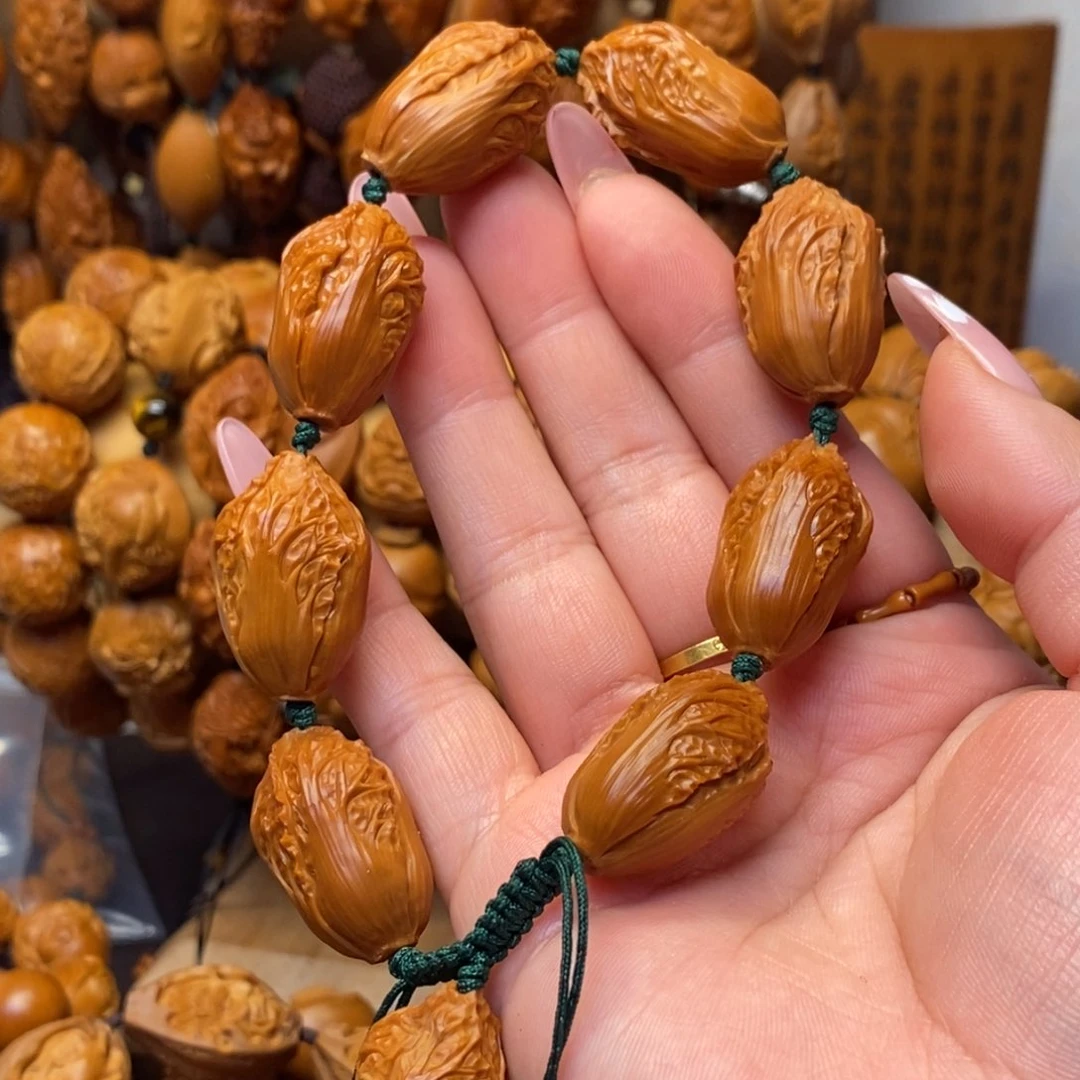 橄榄核手串/手链大白菜