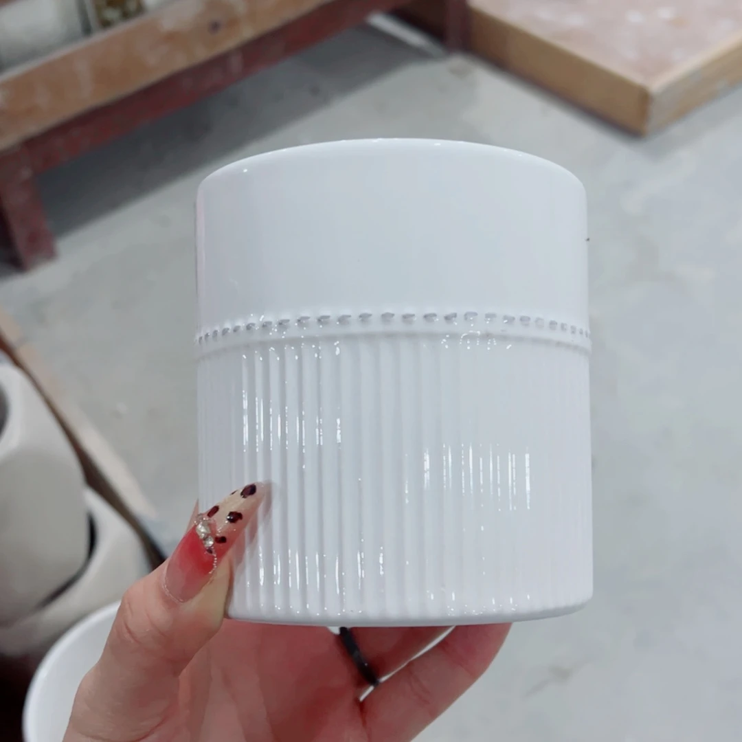 有孔，陶瓷花盆满10米包邮发货