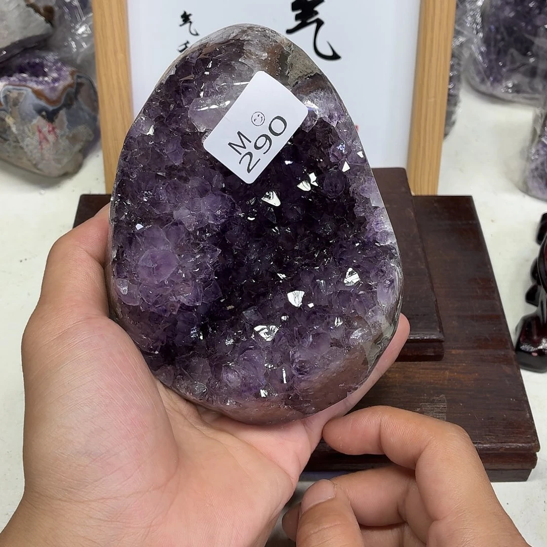 未镶嵌摆件紫晶水晶