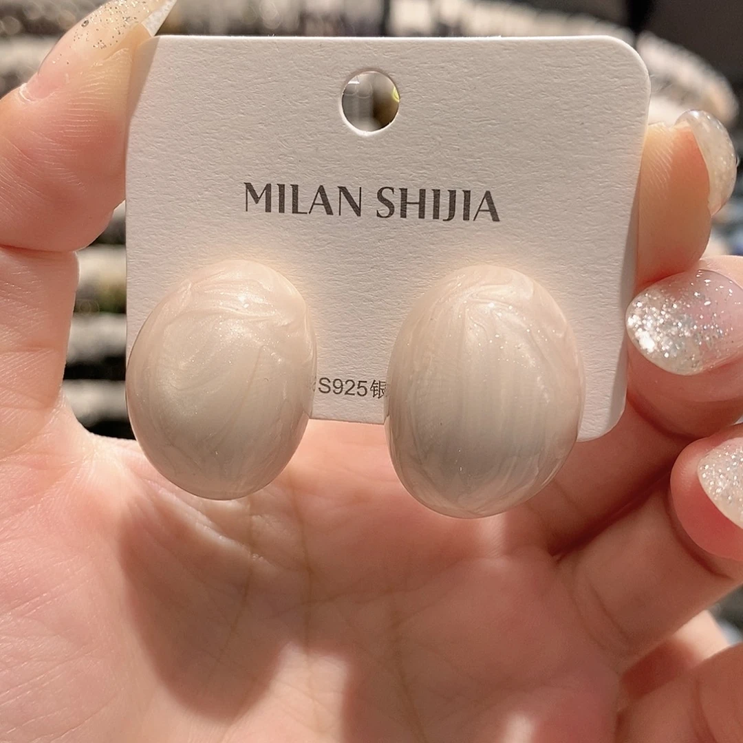 铜合金925银流沙粉色鸡蛋壳