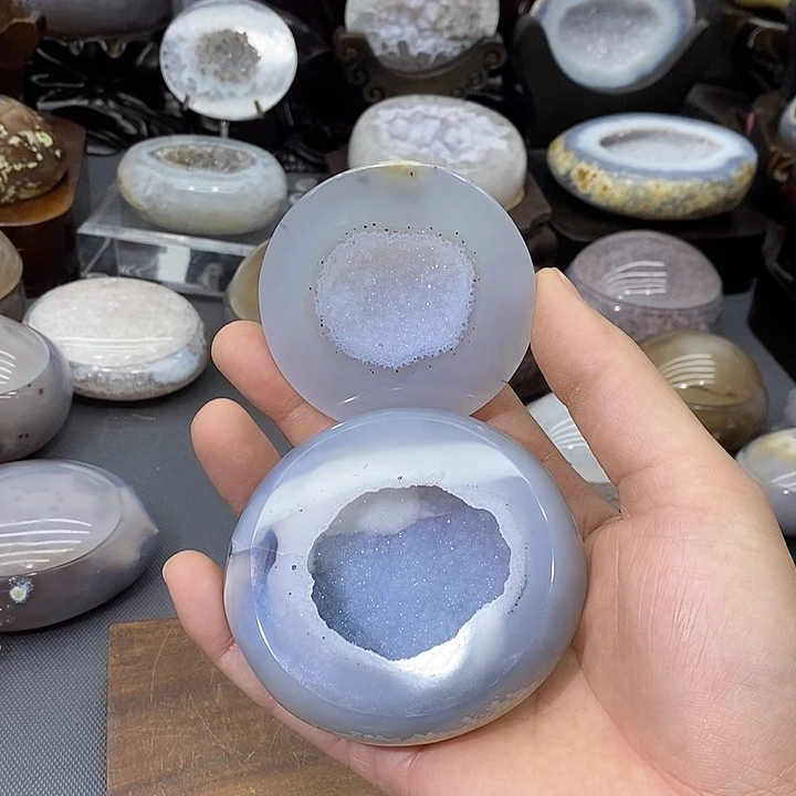 未镶嵌摆件紫晶聚宝盆