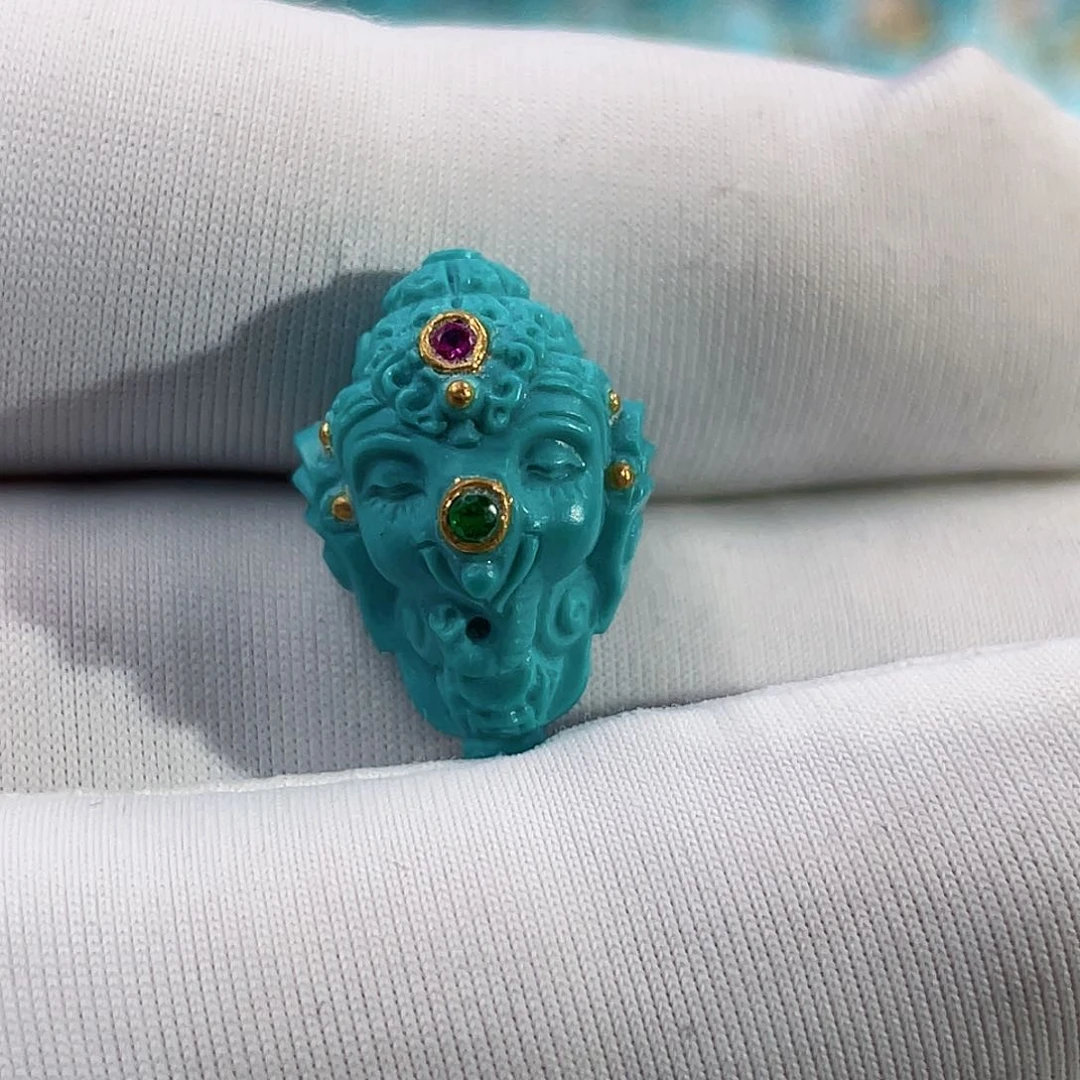 绿松石珠宝奇石未镶嵌