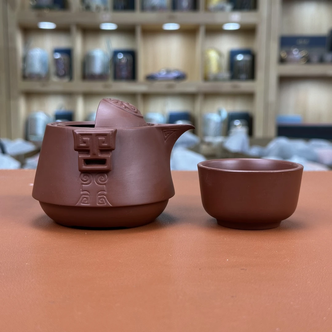 朱泥茶具【秦风】快客C0840
