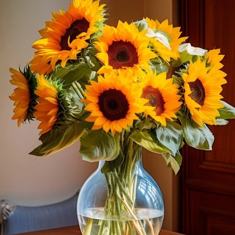 云南大向日葵粗杆3支