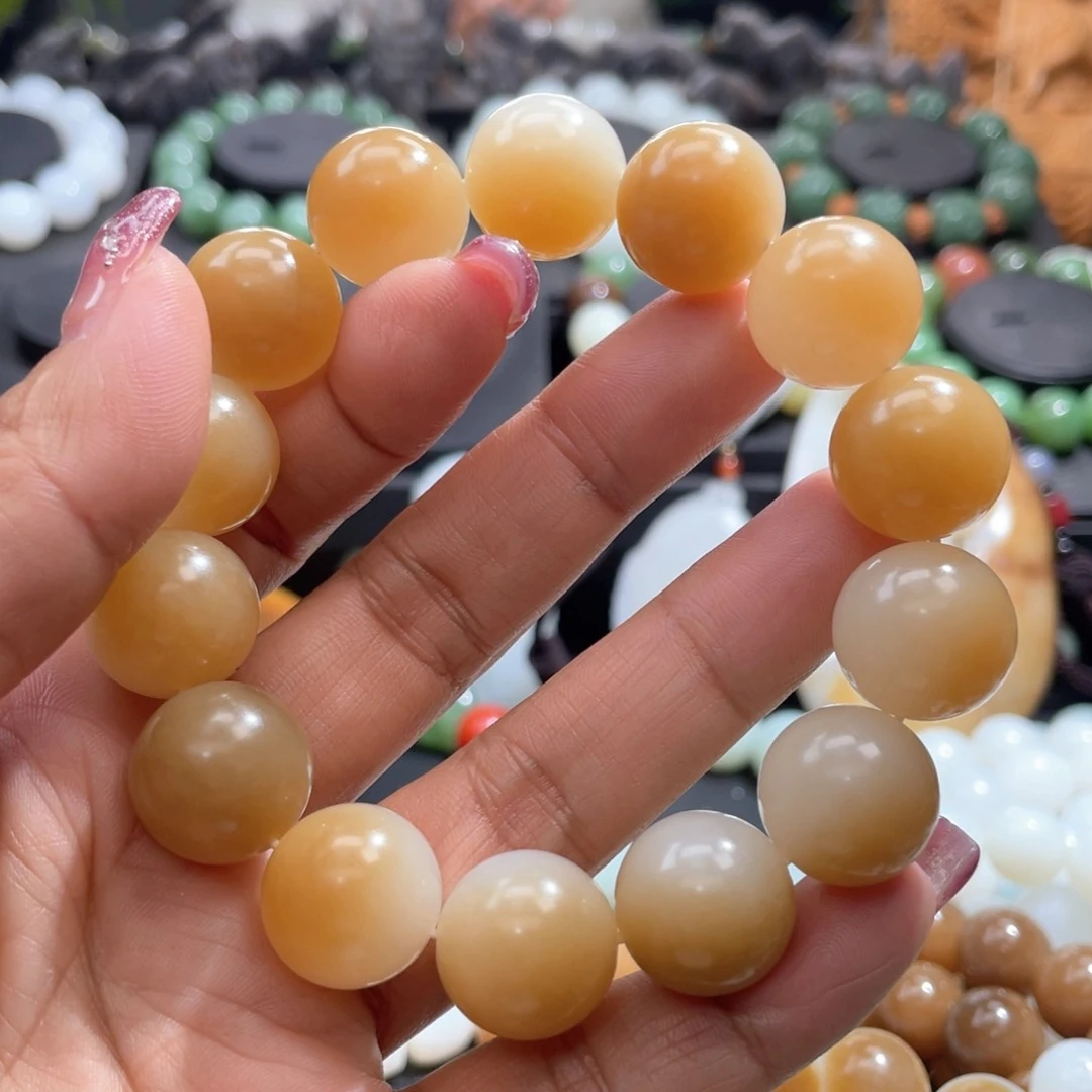 和田玉手串未镶嵌