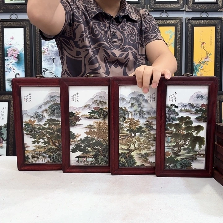 瓷片瓷板画瓷板画