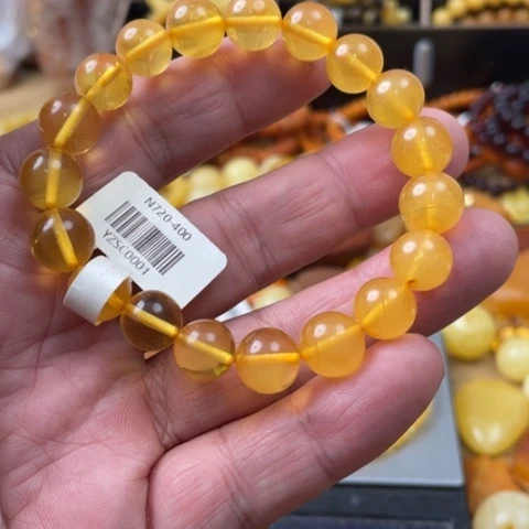 手链琥珀未镶嵌手串