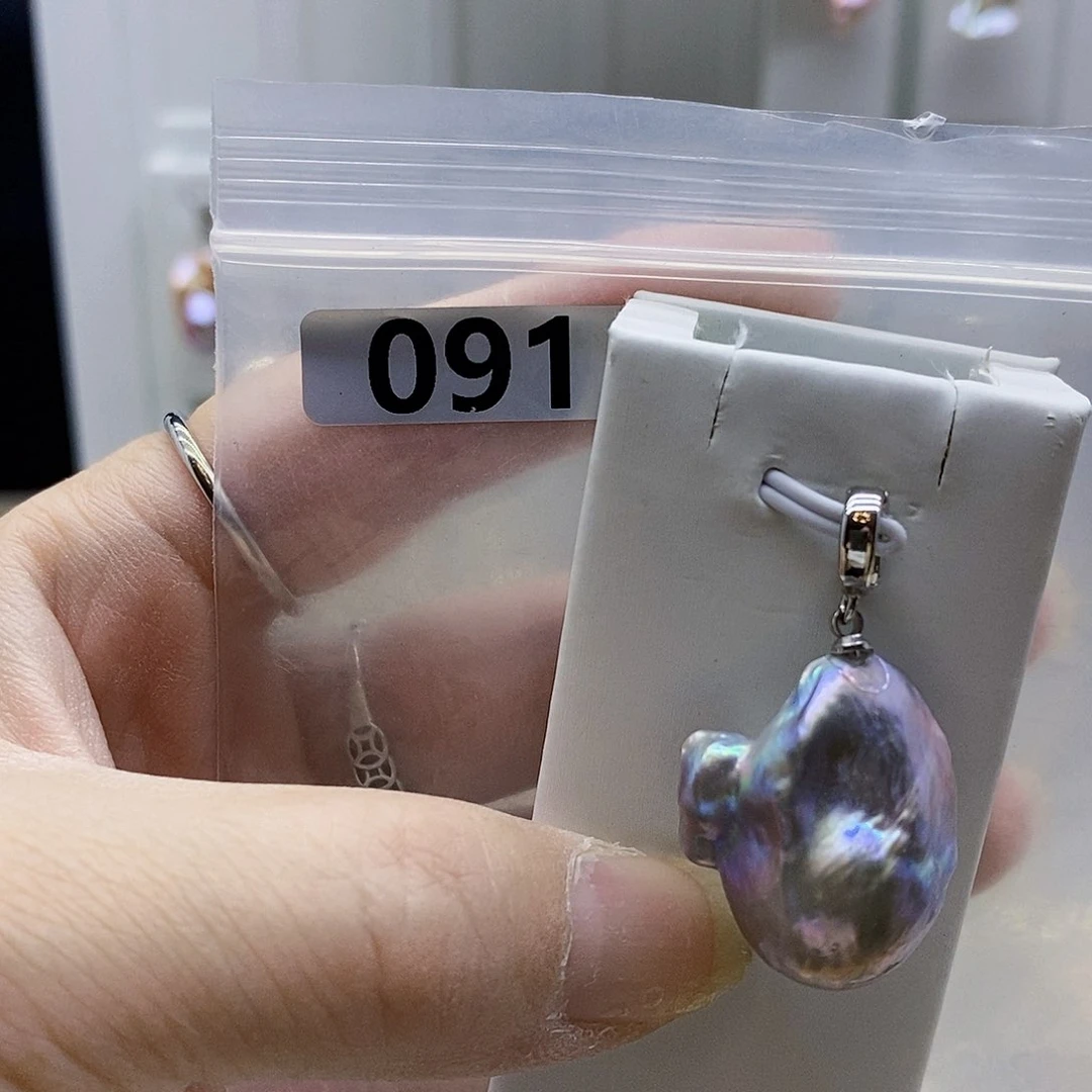 颈饰合金淡水珍珠