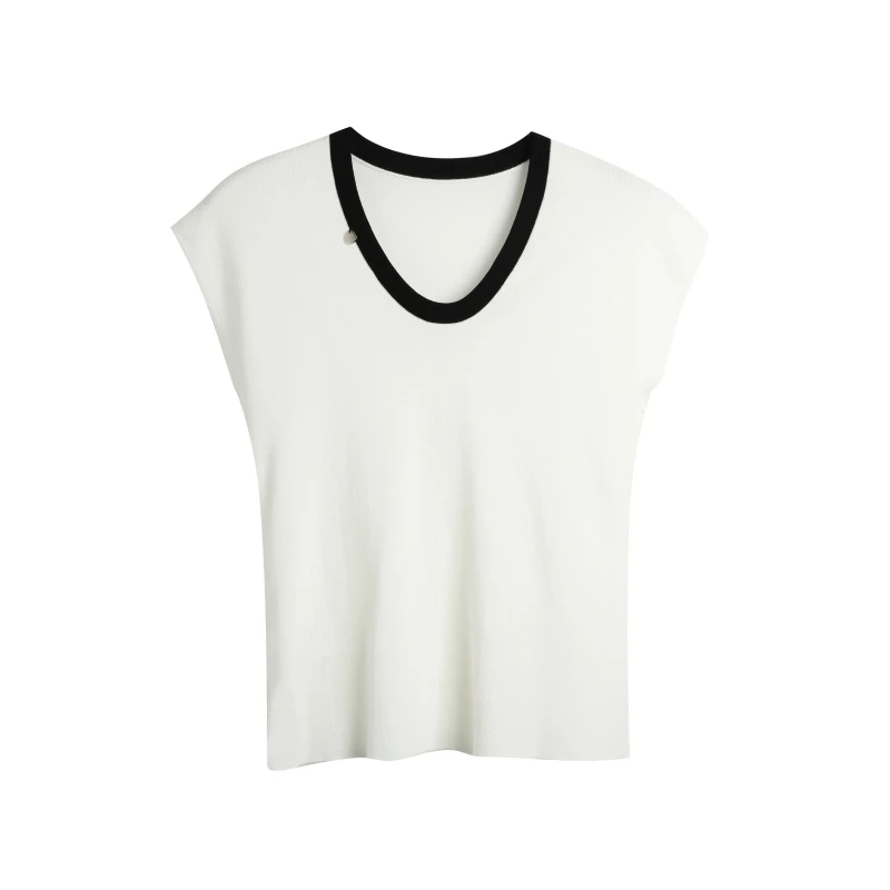 【J*C订单】25春夏新款 85%莱赛尔 15%羊毛拼接打底衫T恤5969