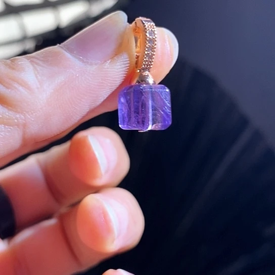 未镶嵌颈饰紫晶7天无理由