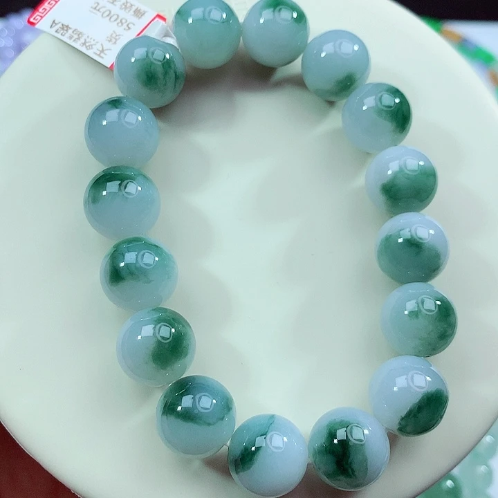手链翡翠未镶嵌卡12.8