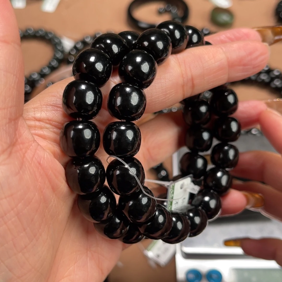 正***念和田玉未镶嵌手串