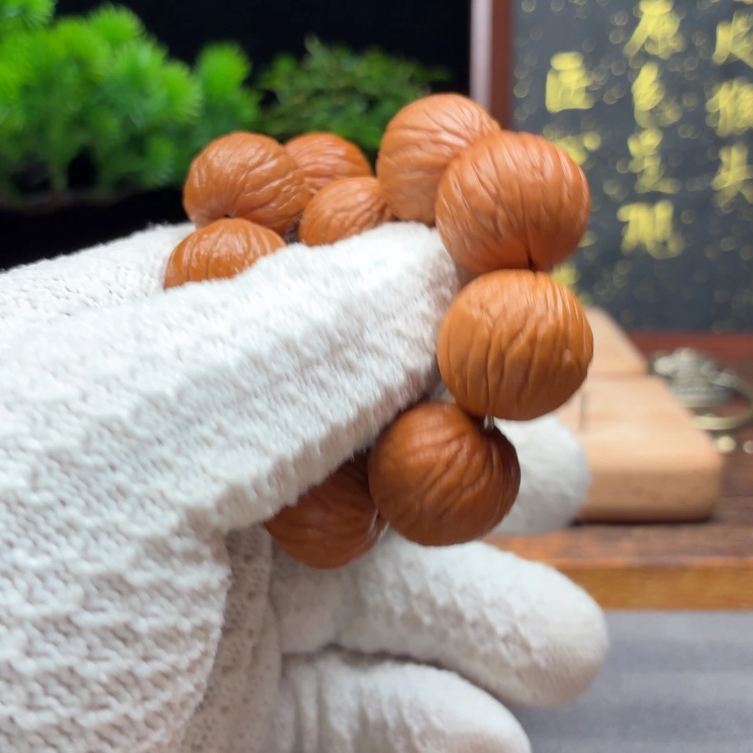 K***ι手串猴头核桃18大聚宝盆