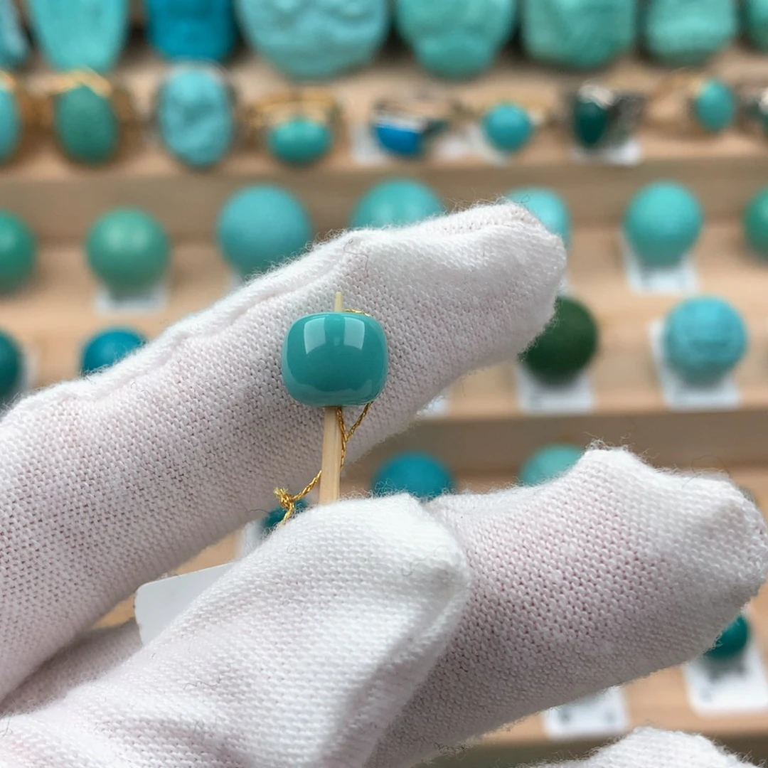 绿松石配饰未镶嵌8.5-7.5