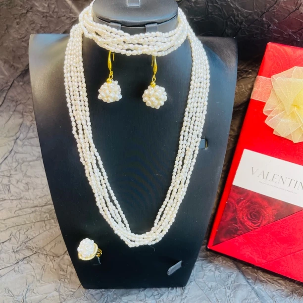 铜合金项链 106新款时尚项链ئالتە قۇر جىڭ مەرۋايىت يۇرۇش