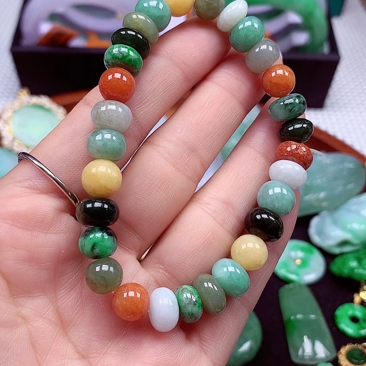 翡翠未镶嵌手链翡翠