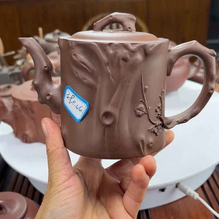 紫砂茶壶紫砂花茶